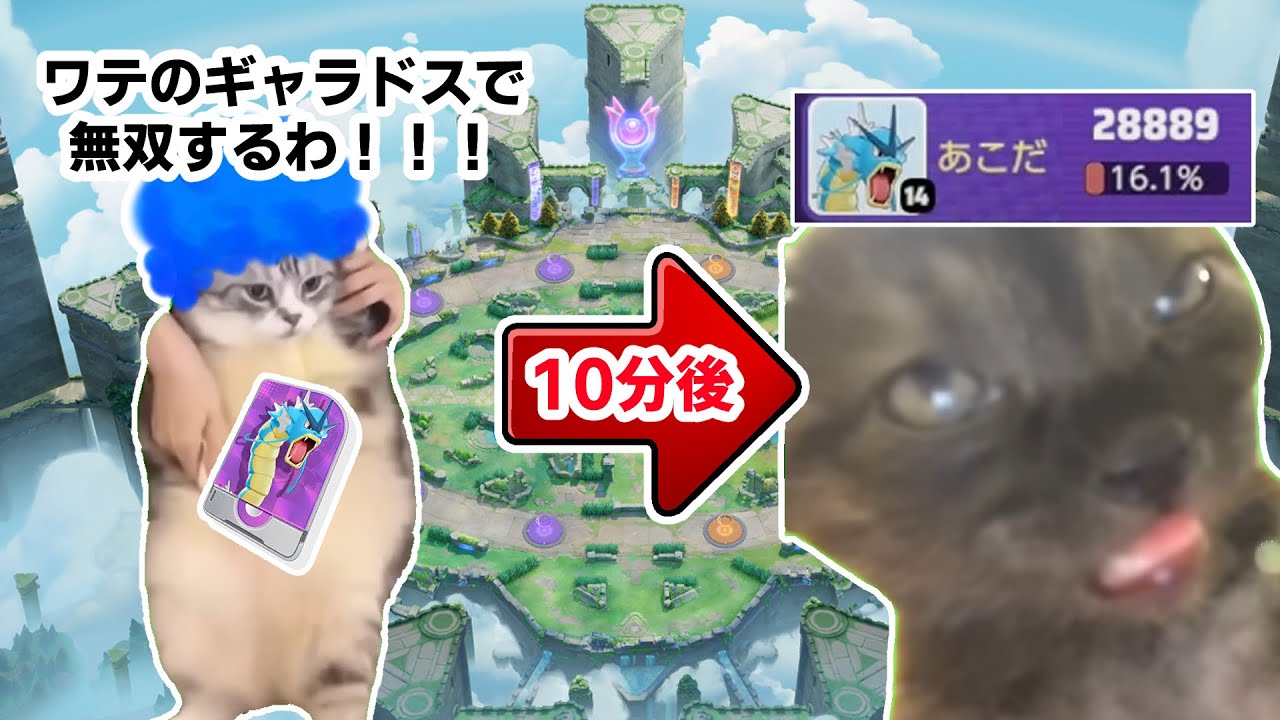 ギャラドスさん超強化！？【ポケモンユナイト】