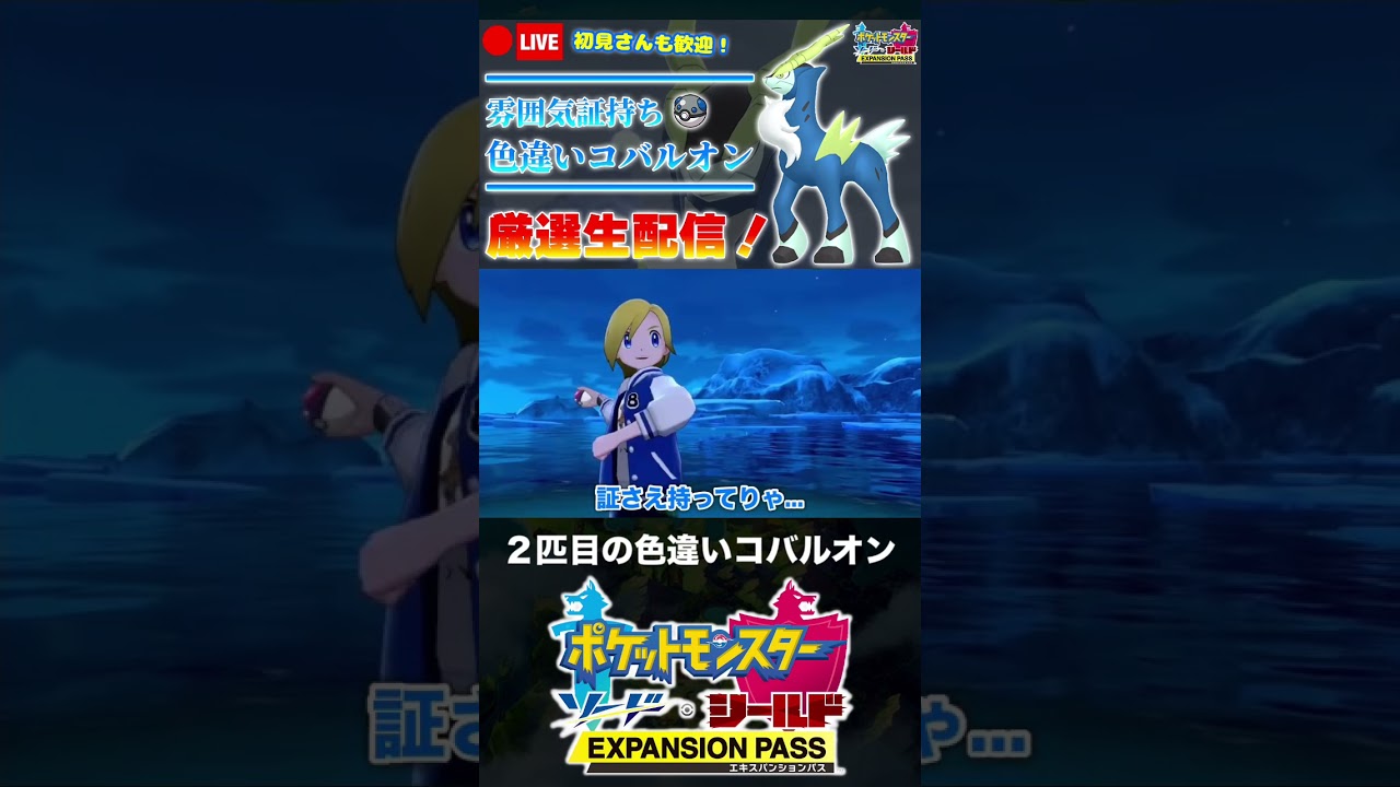 ゴリゴリよそ見している最中に色違いコバルオンが現れた男【ポケモン剣盾】 #shorts