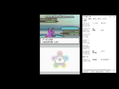 【ポケモンPt】金ネジキ　１１－３－３　銀ネジキ【勝ち】【ドサイドンサイドン】