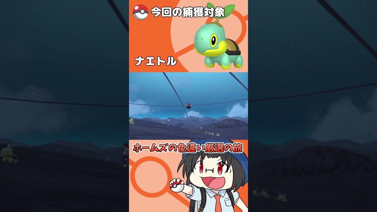 色違い厳選の旅「ナエトル」