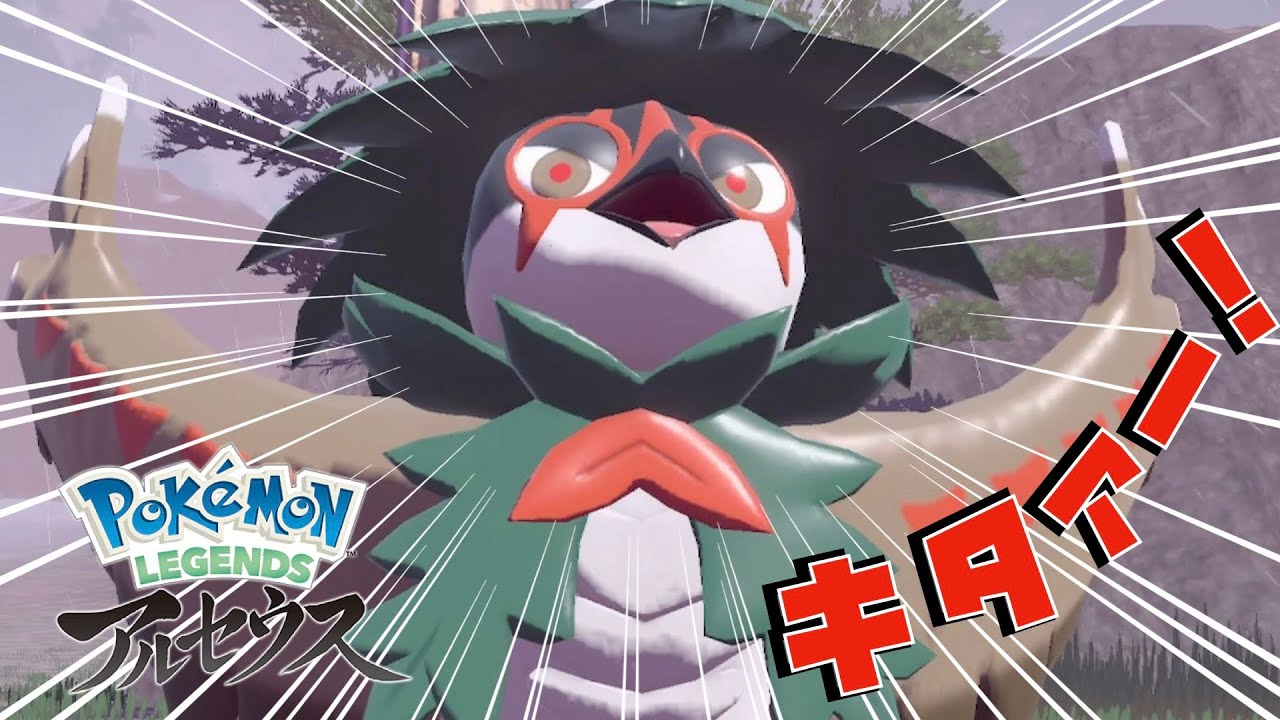 【レジェンズアルセウス】色モクローではなく進化系である色ヒスイジュナイパーを手に入れる男