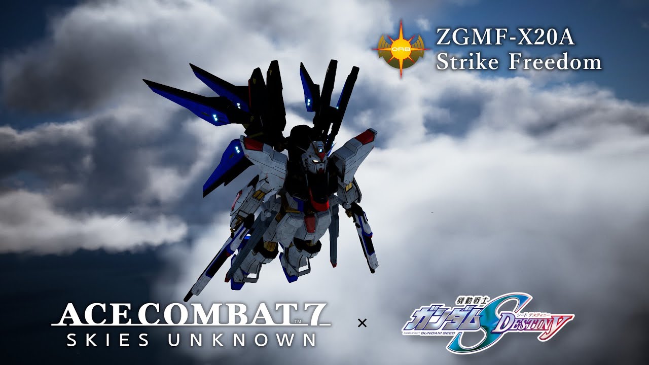 ZGMF-X20A ストライクフリーダム追加mod紹介【Ace Combat 7】
