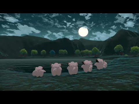 「月の石」確定入手！サブ任務67「ピッピのお月見会」ムービー【Pokémon LEGENDS アルセウス】