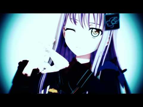MMDバンドリ】「R・I・O・T」Roselia（ロゼリア）製作中demo　湊友希那☆
