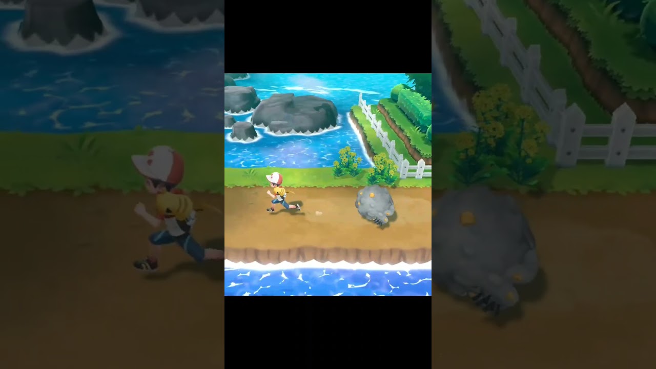 【ピカブイ】回転しながらついてくるポケモンたち　#Shorts