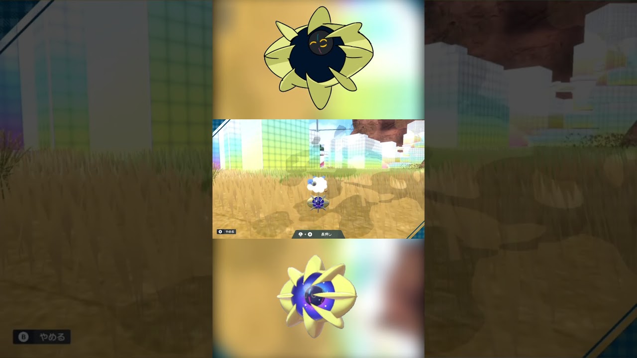 ポケウォッシュ 界最速の 伝説ポケモン コスモウム  #shorts　#ポケモンsv　#碧の仮面 #碧の円盤 #ブルレク