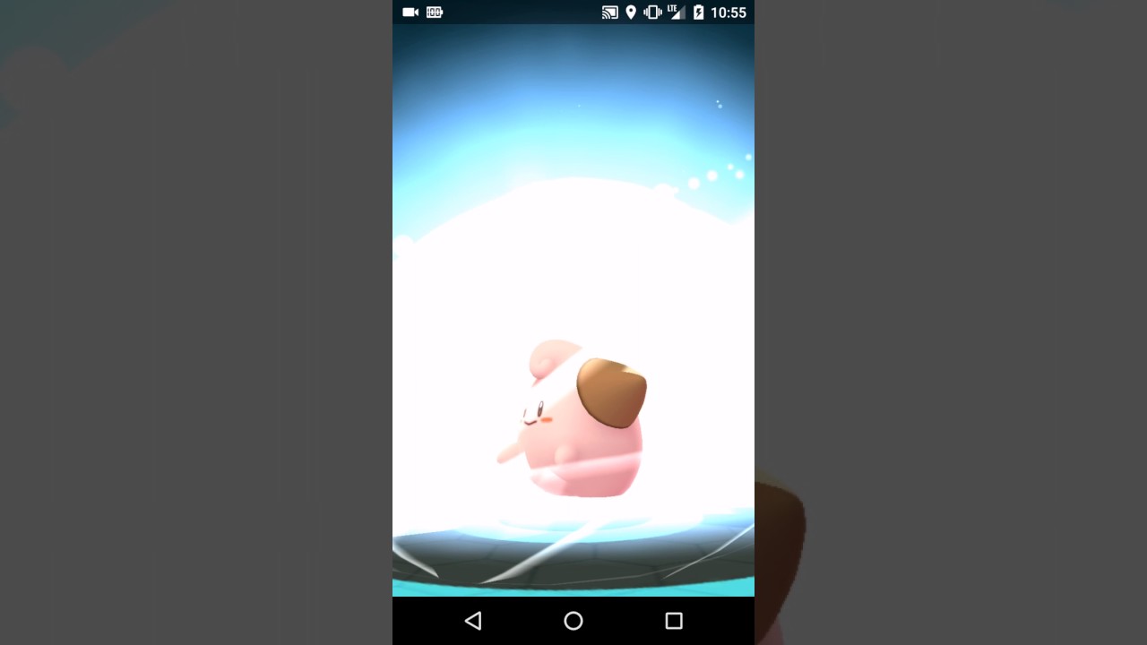 ポケモンGO ピィを進化してみた