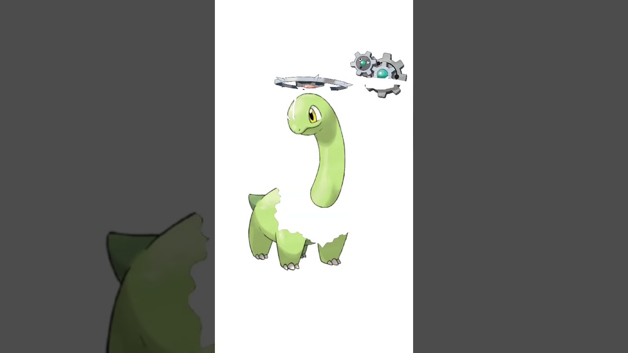 メガニウム＋ギギギアル。機械の花のメガニウム　#ポケモンフュージョン #改造ポケモン  #伝説のポケモン #最強ポケモン #pokemon