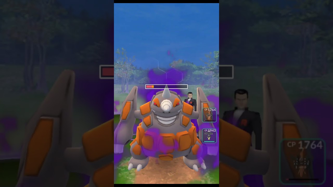 カプ（色違い）統一　VS　サカキ様【ポケモンGO】#shorts　#カイオーガ　#カプレヒレ 　#カプコケコ　 #カプブルル