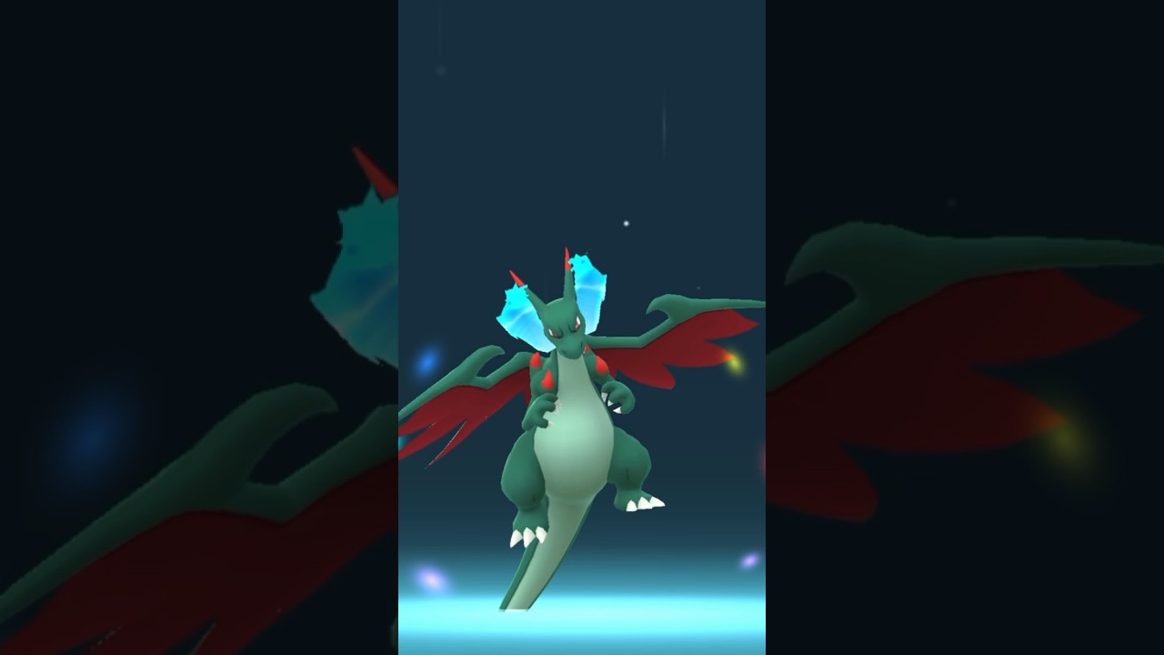 【 ポケモンgo 】色違い リザードン → メガリザードンX ！メガ進化！フォルムカッコ良すぎ！【 うさぴよの巣 】#charizard #pokemongo #ポケモンgo #ポケgo #ポケモン
