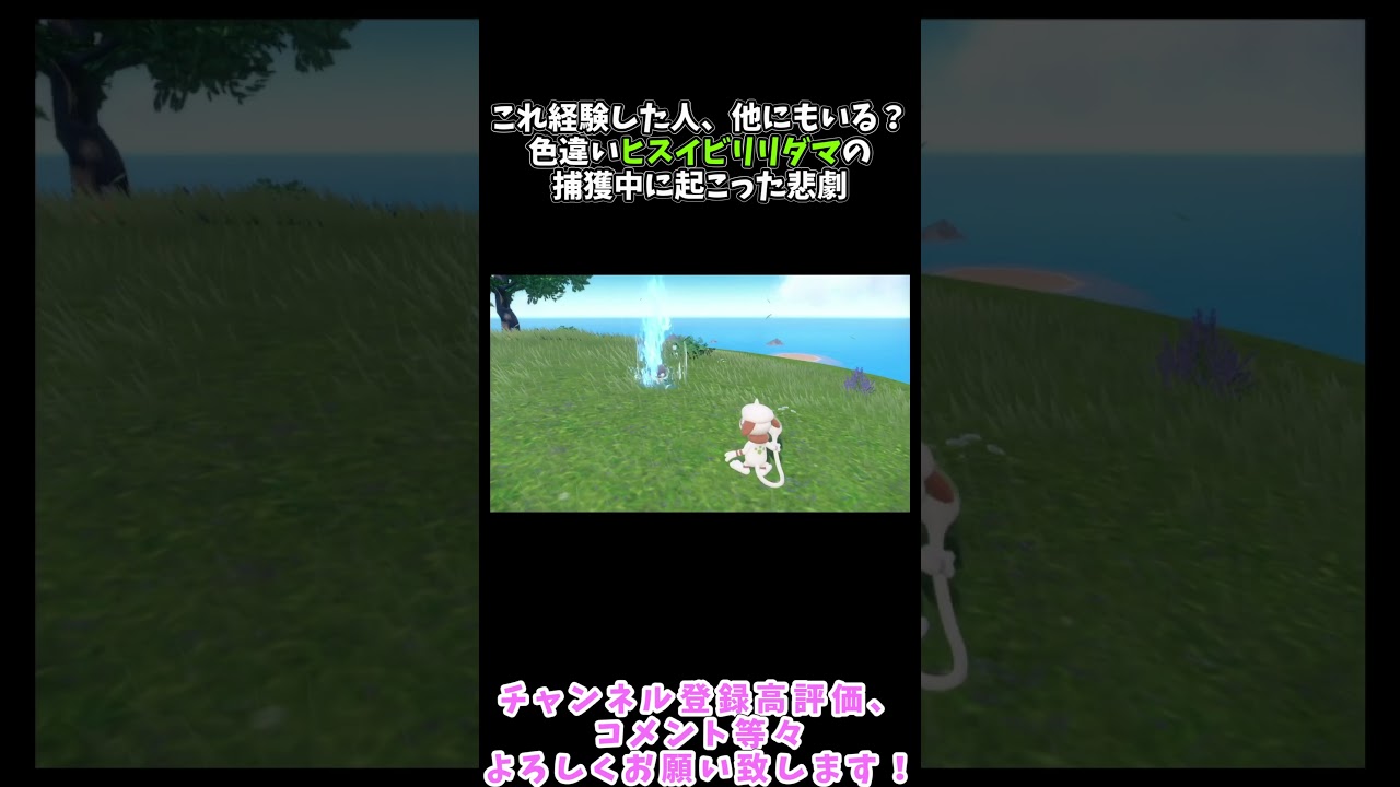 【ポケモンSV】どうすればよかったのか・・・色違いヒスイビリリダマ捕獲中に起こった悲劇 #ポケモンsv #ポケモン