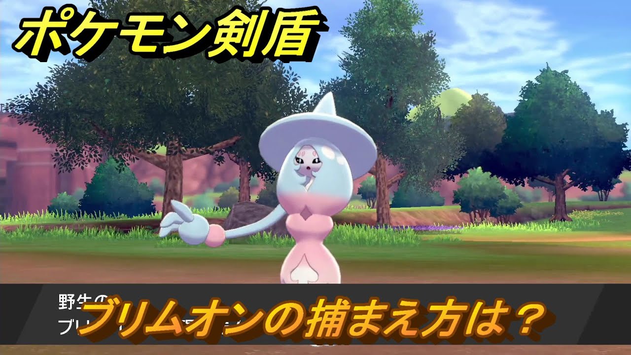 ポケモン剣盾　ブリムオンの出現場所は？オススメの場所は？天気は？ポケモン図鑑コンプへの道！　最新版【ポケモンソード・シールド】
