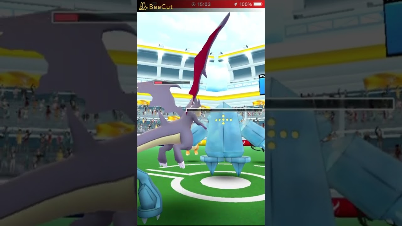 【ポケモンGO】LV5 レジアイス色違い レイドバトル②