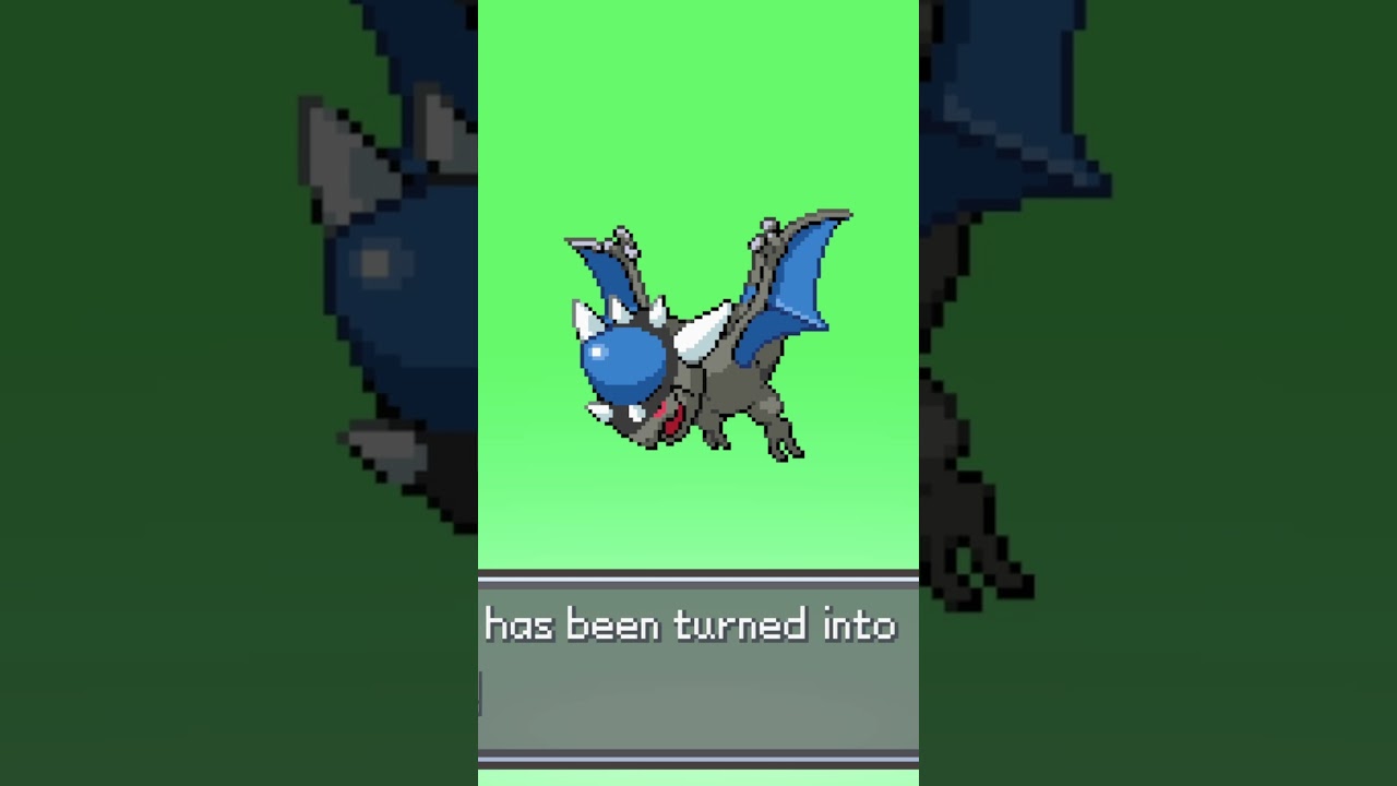 The perfect headbutt #pokemoninfinitefusion #pokemon #gaming #cranidos  #aerodactyl