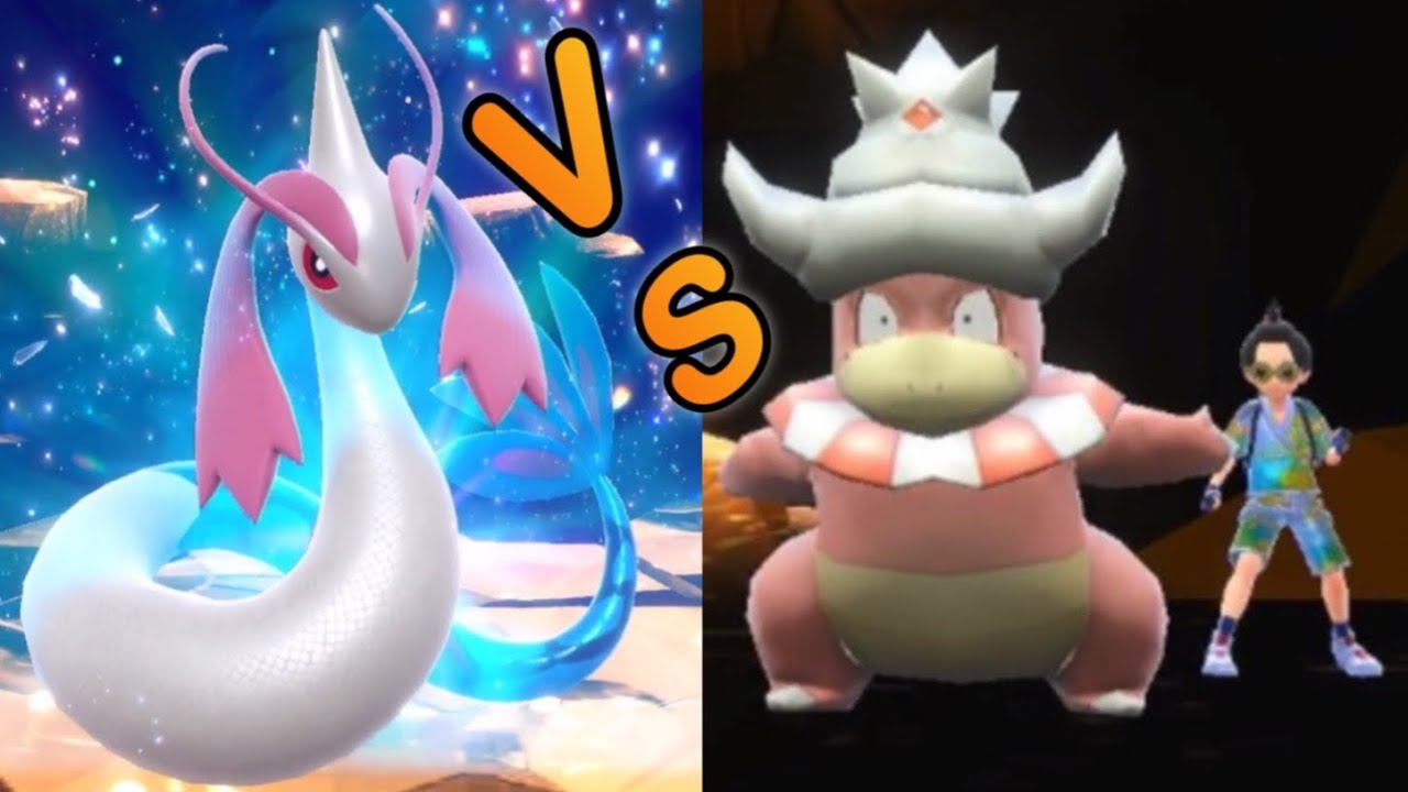 [ ソロ : 星6 ⭐︎⭐︎⭐︎⭐︎⭐︎⭐︎ ] ヤドキング VS ミロカロス テラレイドバトル 英語版ポケモンSV