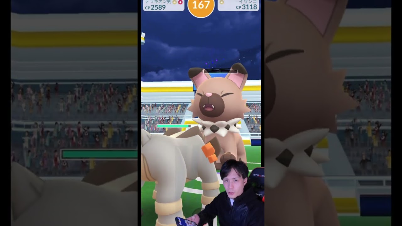 【ポケモンGO】たそがれイワンコのレイドは分かりやすいからGETできる時に捕まえよう‼︎判別方法はcampfire使っても良いかも‼︎ #ポケモンgo #ポケモン #ポケgo