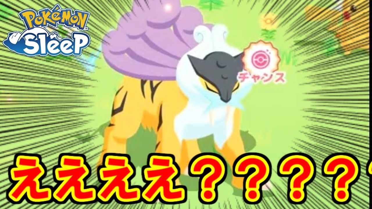 ライコウリサーチ調子良すぎて怖いと思ってたら・・・？【ポケモンスリープ】