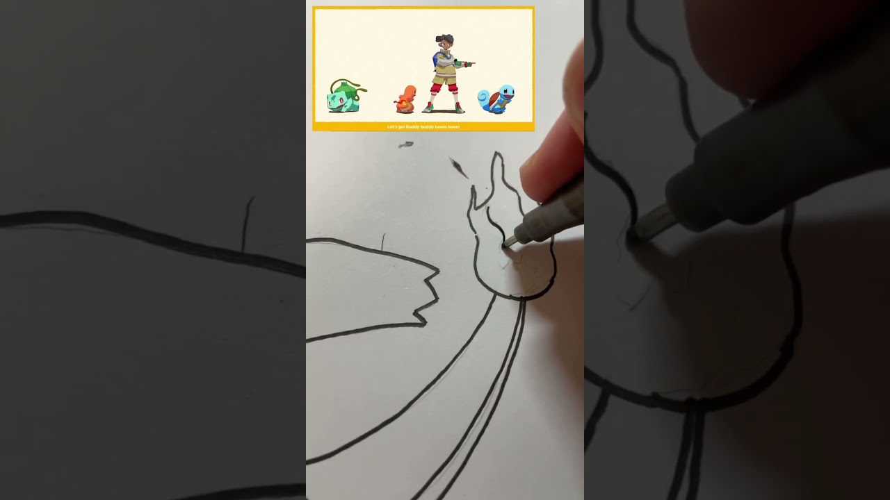 ヒトカゲ描いたよー#ポケモン #ヒトカゲ #pokemon
