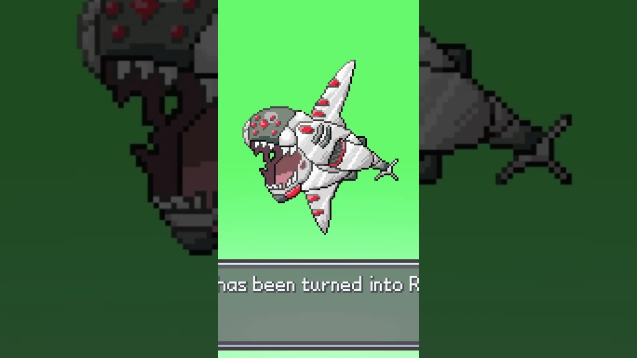 What if Sharpedo was steel  #pokemoninfinitefusion #gaming #pokemon  #sharpedo   #registeel