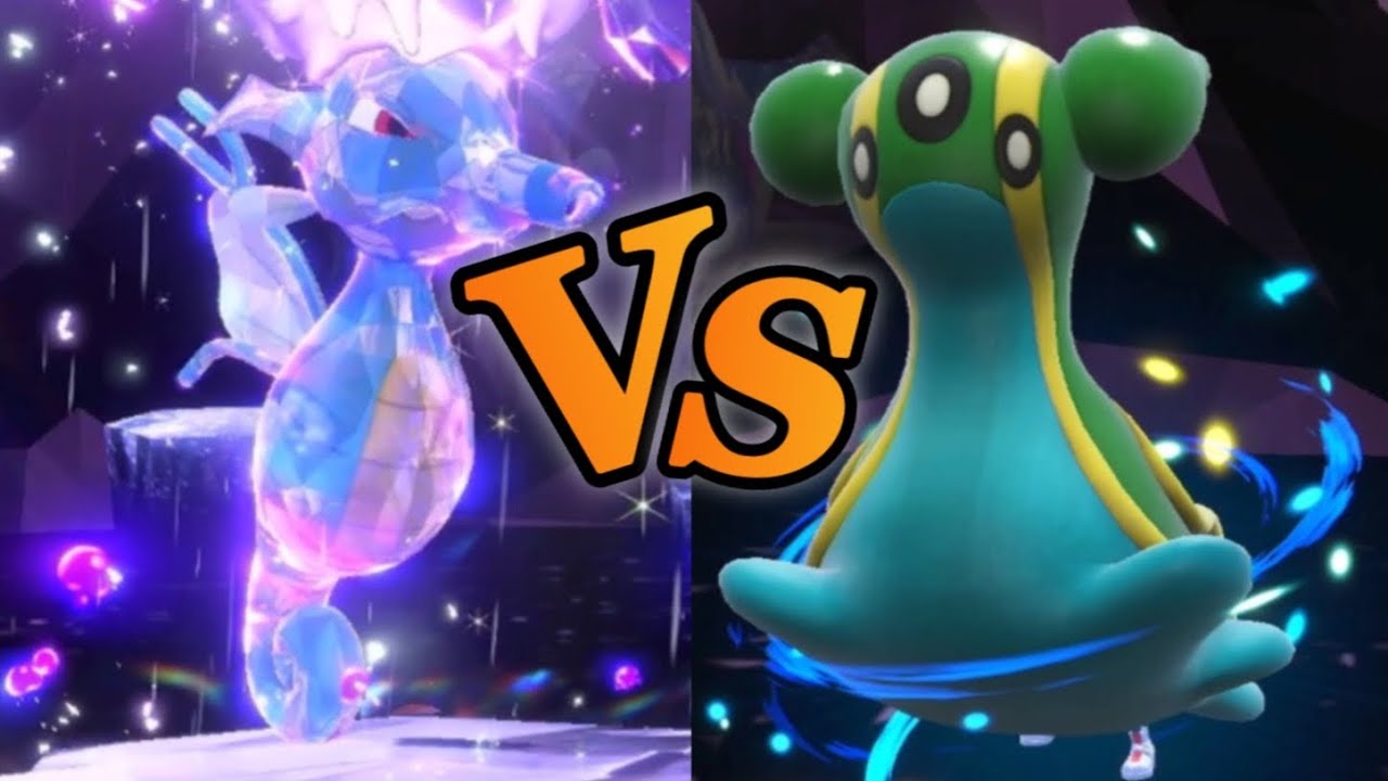 [ ソロ : 星6 ⭐︎⭐︎⭐︎⭐︎⭐︎⭐︎ ] トリトドン VS キングドラ テラレイドバトル 英語版ポケモンSV