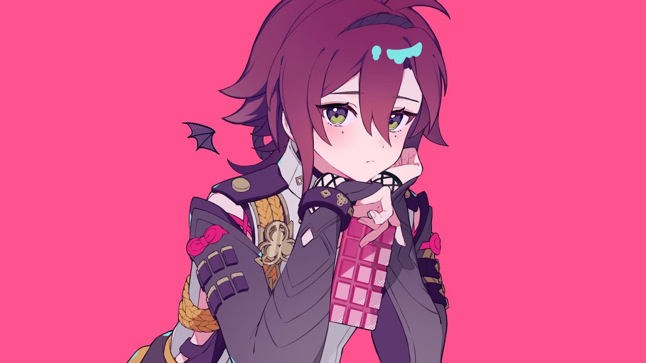 【手描き原神】ラプラスショコラ【鹿野院平蔵】