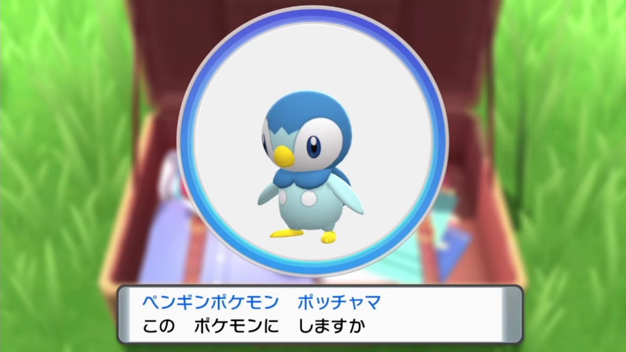 ポッチャマ選んだらゲームオーバーになった。