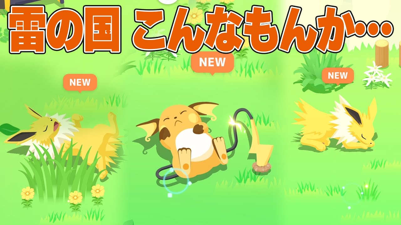 ポケスリ実況【メリープ厳選が困難！＆デデンネのスキルで日曜料理大成功！】