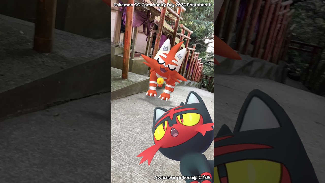 ニャビー｜Litten｜ニャヒート｜Torracat｜ガオガエン｜Incineroar｜ShinyPokémon ポケモンGO GOsnapshot PokemonGOshinycompilation