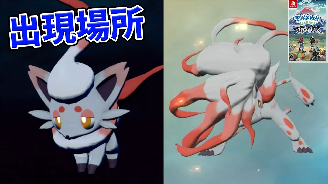 出現場所がマジでわかりにくいゾロアとゾロアーク!捕獲方法【ポケモン アルセウス#18】Pokémon LEGENDS アルセウス