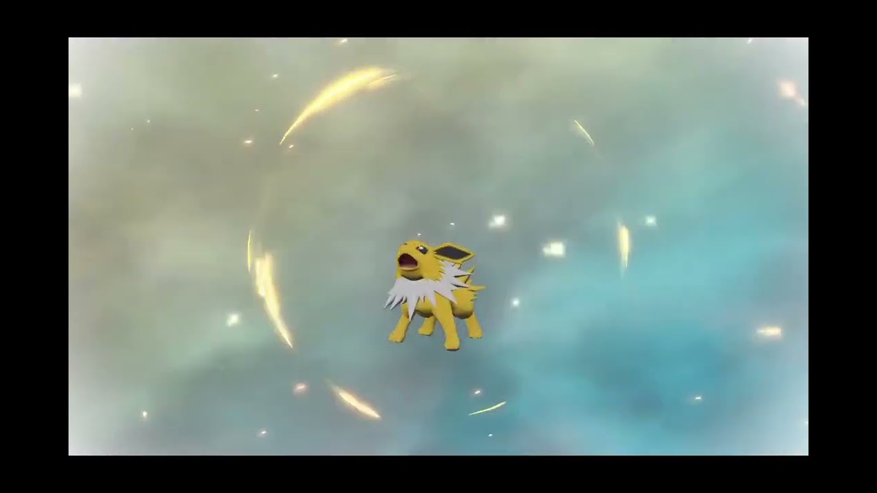 ポケモン アルセウス/イーブイがサンダースに進化