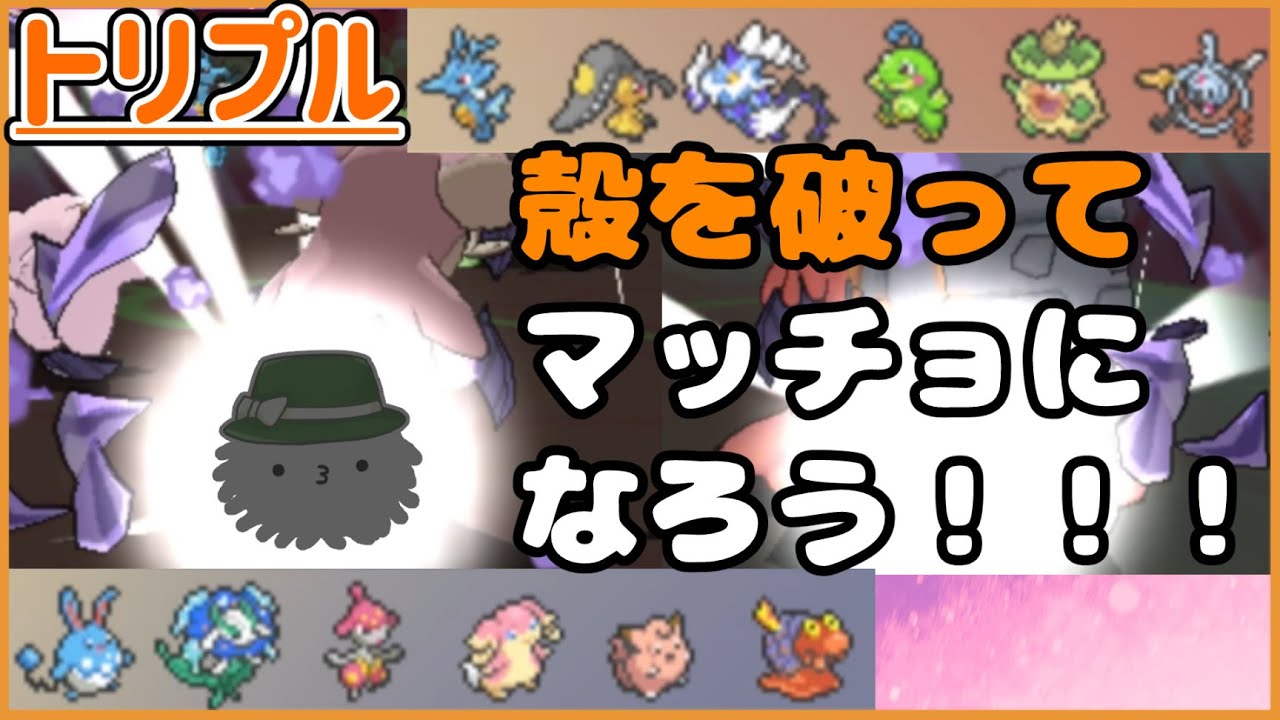 【ORASトリプル】タブンネ式筋トレ！キミも殻を破ってマッチョタブンネになろう！【トリプルバトル】