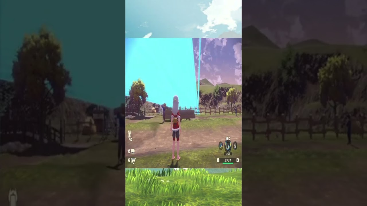 #Shorts 牧場で発光する色違いポニータ