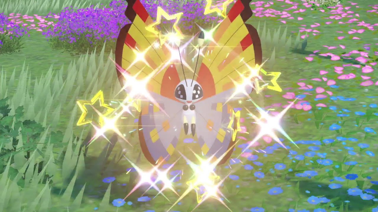 【ポケモンSV】ポケモンGOと連携して珍しい模様のビビヨンを出現させてみた Pokemon Scarlet and Violet