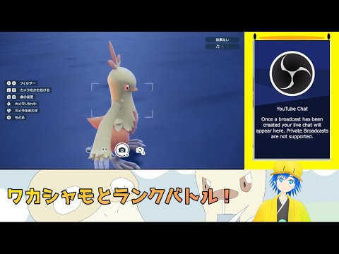 ワカシャモとのんびりランクバトル～
