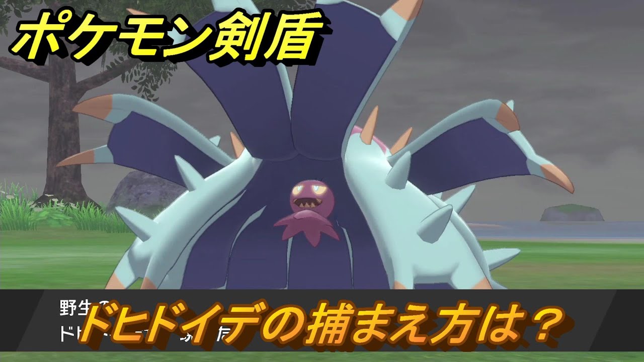 ポケモン剣盾　ドヒドイデの出現場所は？オススメの場所は？天気は？ポケモン図鑑コンプへの道！　最新版【ポケモンソード・シールド】