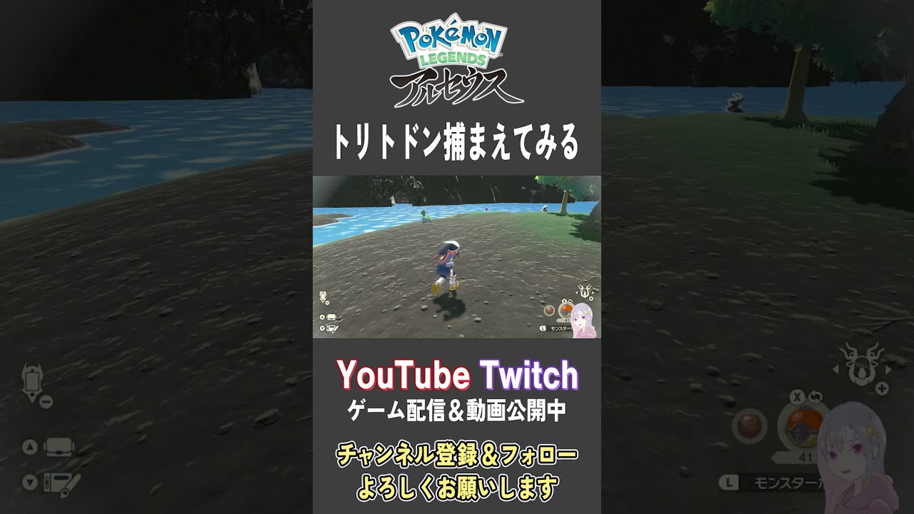 トリトドン捕まえてみる【Pokemon LEGENDS アルセウス】【#Shorts】【#116】