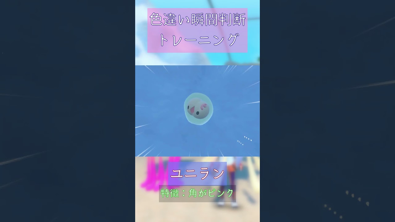 【ポケモンSV】ユニラン色違い瞬間判断トレーニング #pokemon #shorts