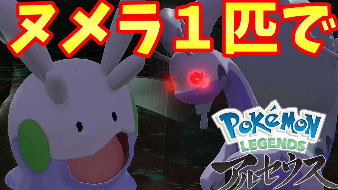 【Pokémon LEGENDS アルセウス】ヌメラ１匹縛りでクリアを目指す旅【ポケモンレジェンズ アルセウス】#10