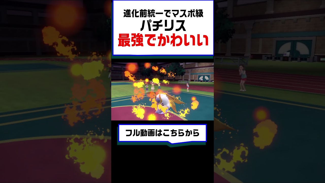 【ポケモンSV】進化前ポケモン統一!!最強でかわいいパチリス先生に無双されかてしまうの巻【モンスターボール級５戦目】 #ポケットモンスター  #ポケモン #ランキング #進化前統一  #shorts