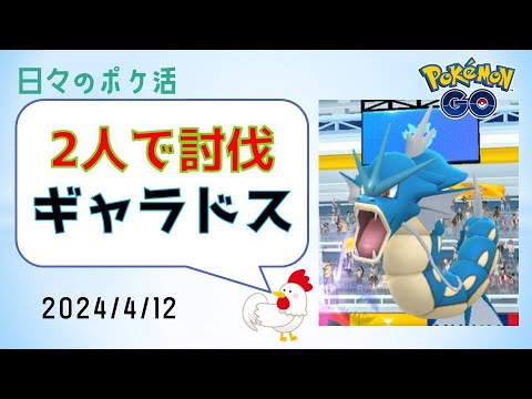 【2人で討伐、ギャラドスレイド】#pokemongo #ポケモンgo #攻略 #レイドバトル #ギャラドス #ゼクロム