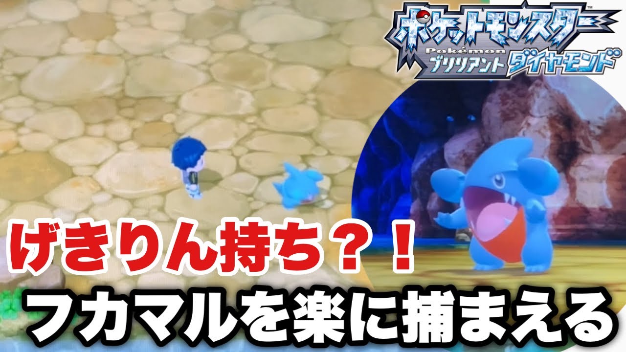 【げきりんフカマルゲット方法】楽に捕まえられるようになったな〜part8【ポケモンダイパリメイク/ポケモンBDSP】
