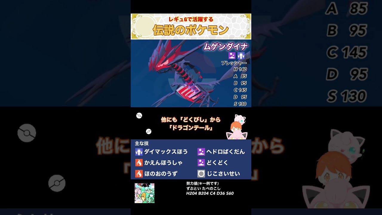 【ムゲンダイナ】レギュGで活躍しそうな伝説のポケモン　#ポケモンsv         #ムゲンダイナ #ポケモン