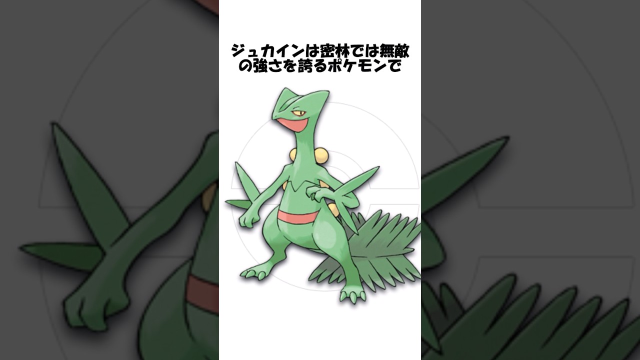 【ポケモン】キモリの進化の系譜に関する雑学 #shorts #ポケモン #pokemon
