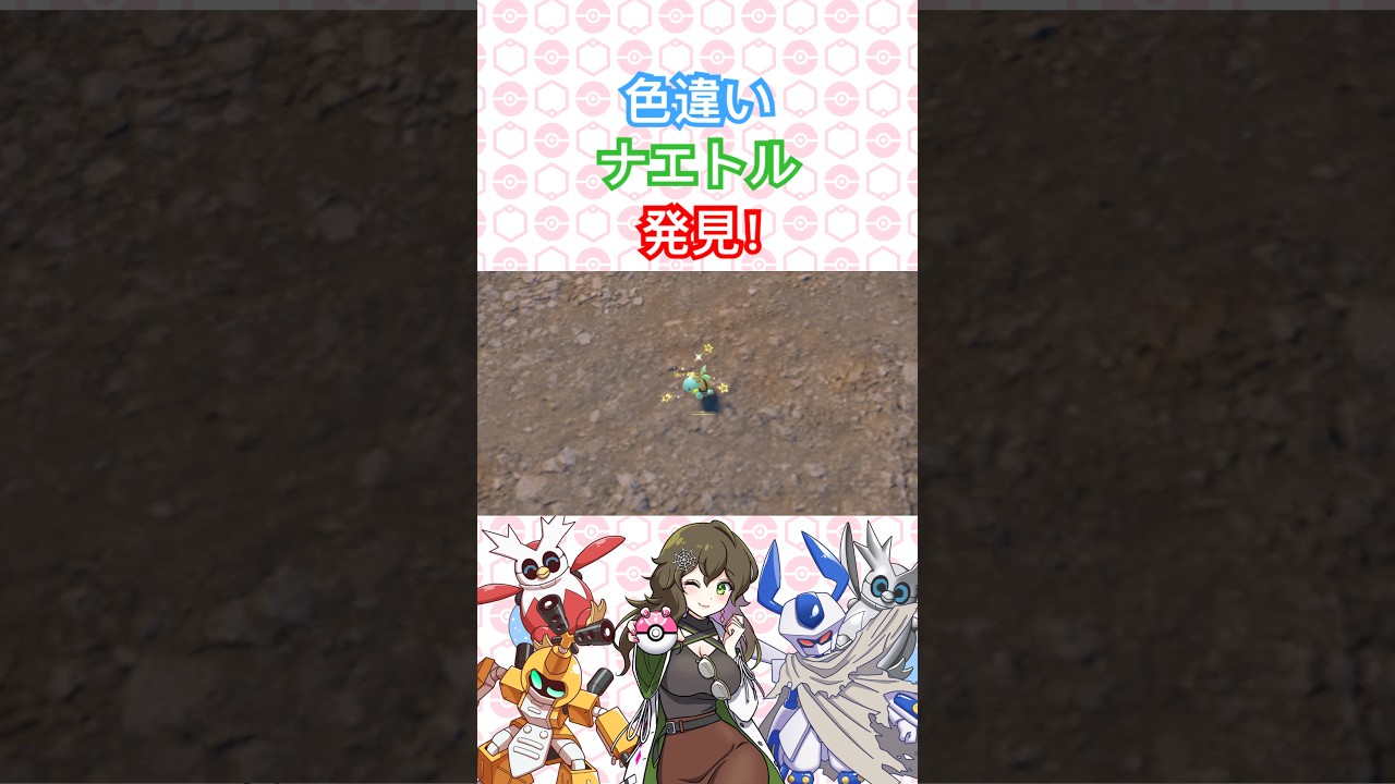 色違いナエトル発見！【ポケモンSV】 #ポケモン #ポケモンsv  #pokémon #short #shorts #色違い