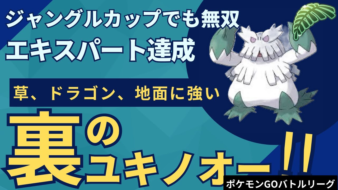 裏の草、ドラゴン、地面タイプに対応できるユキノオーが強い！【World of wonders】【ジャングルカップ】