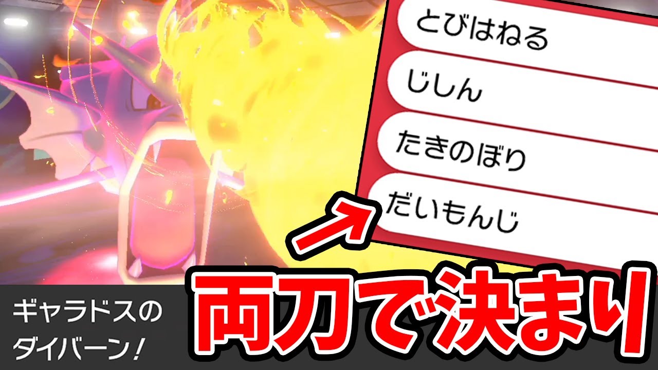 "邪王炎殺型"ギャラドスで憎きナットレイを消し飛ばす【ポケモン剣盾】