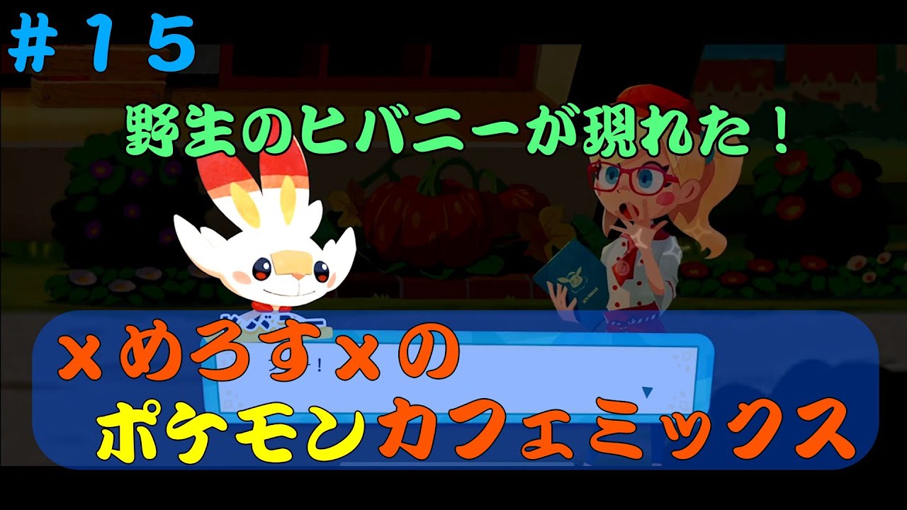 野生のヒバニーが現れた！【ポケモンカフェミックス】＃１５