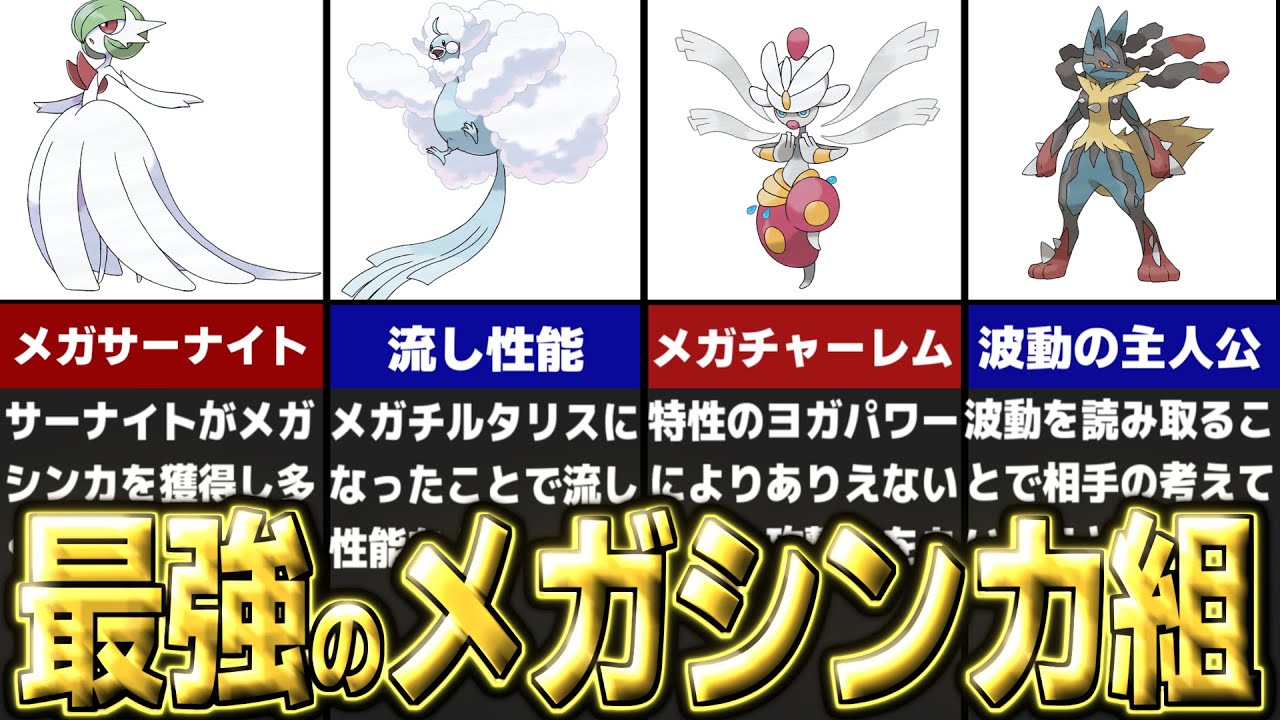 【ポケモン ZA】メガシンカの最強ポケモンについて徹底解説【ポケモンレジェンズZA】