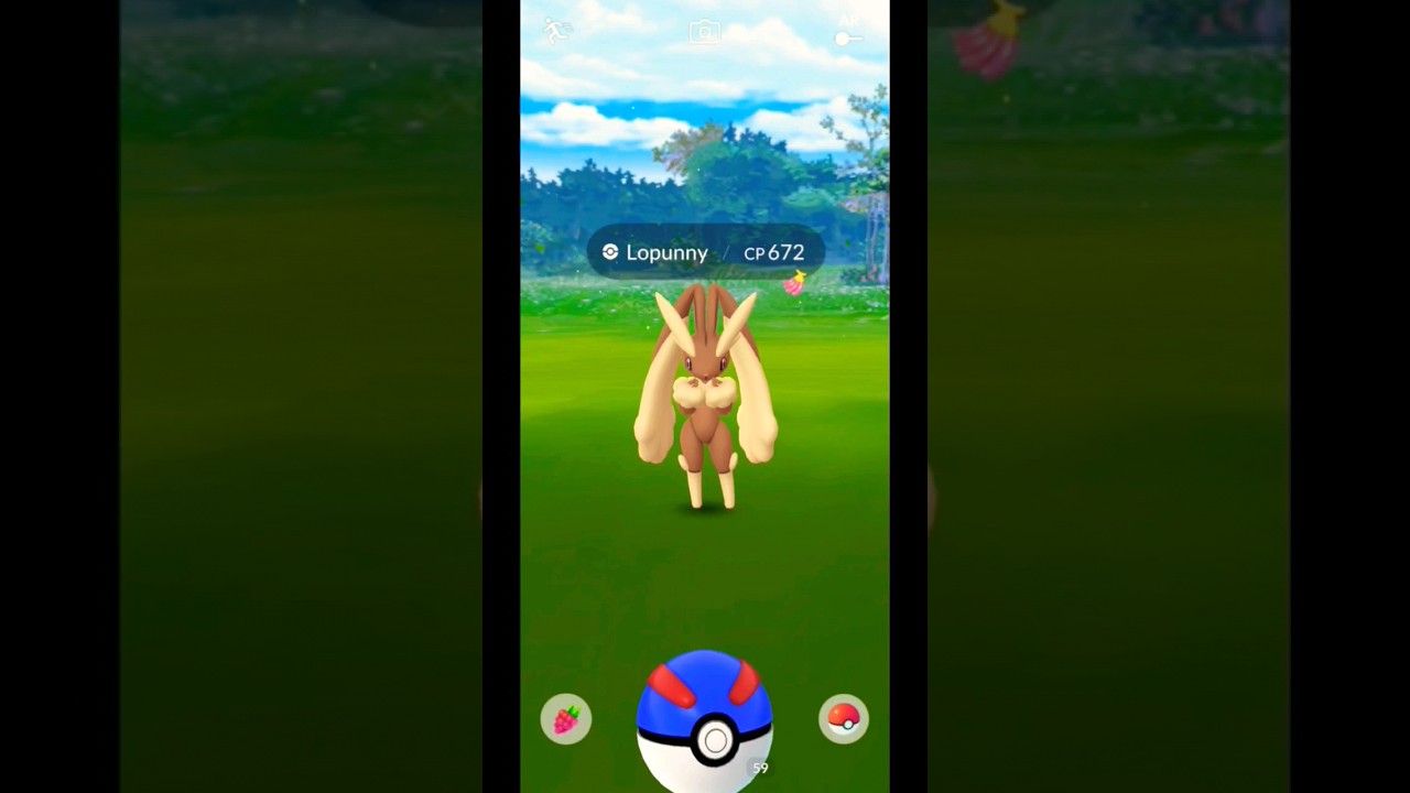 I Caught Lopunny in Pokemon Go #Shorts #PokemonGoShorts
