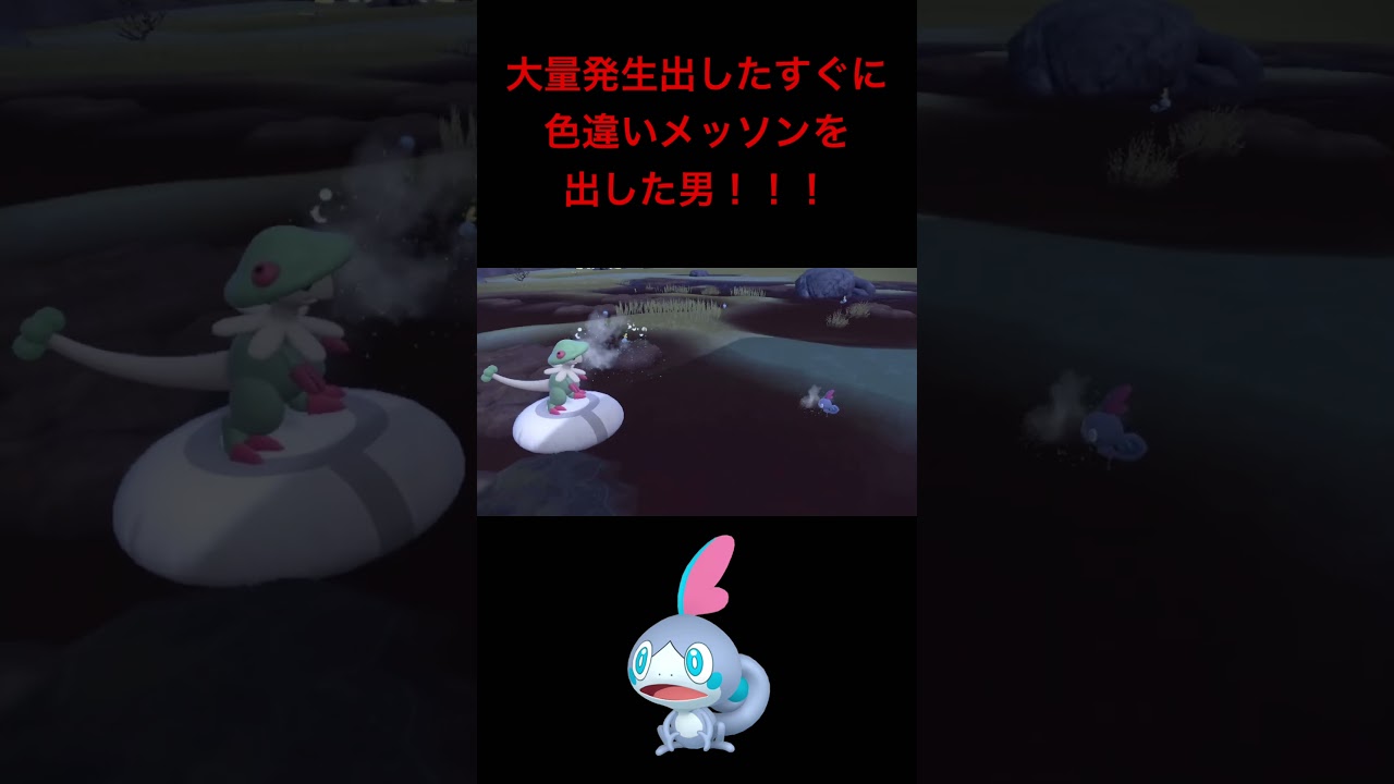 【ポケモンSV】大量発生出てすぐに色違いメッソンを出した男!!!!!!